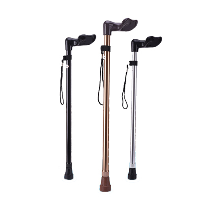 2 section adjustable walking stick